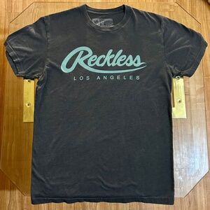 Young & Reckless Men's Og Reckless T-Shirt - Size Medium - Teal